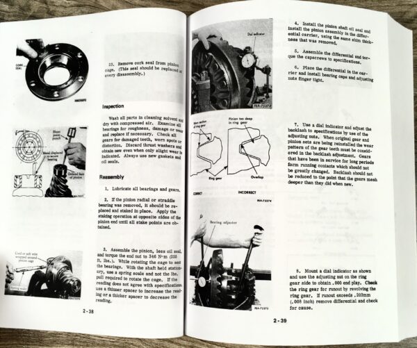 Lot International 1586 Tractor Service Repair Shop Manual Ih Engine Set - Image 12