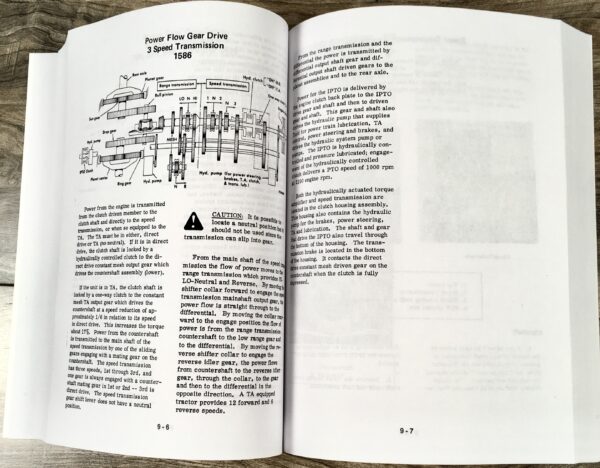 Lot International 1586 Tractor Service Repair Shop Manual Ih Engine Set - Image 13