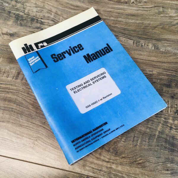 International 786 886 986 Tractor Service Repair Shop Manual Ih Technical 730+Pg - Image 12