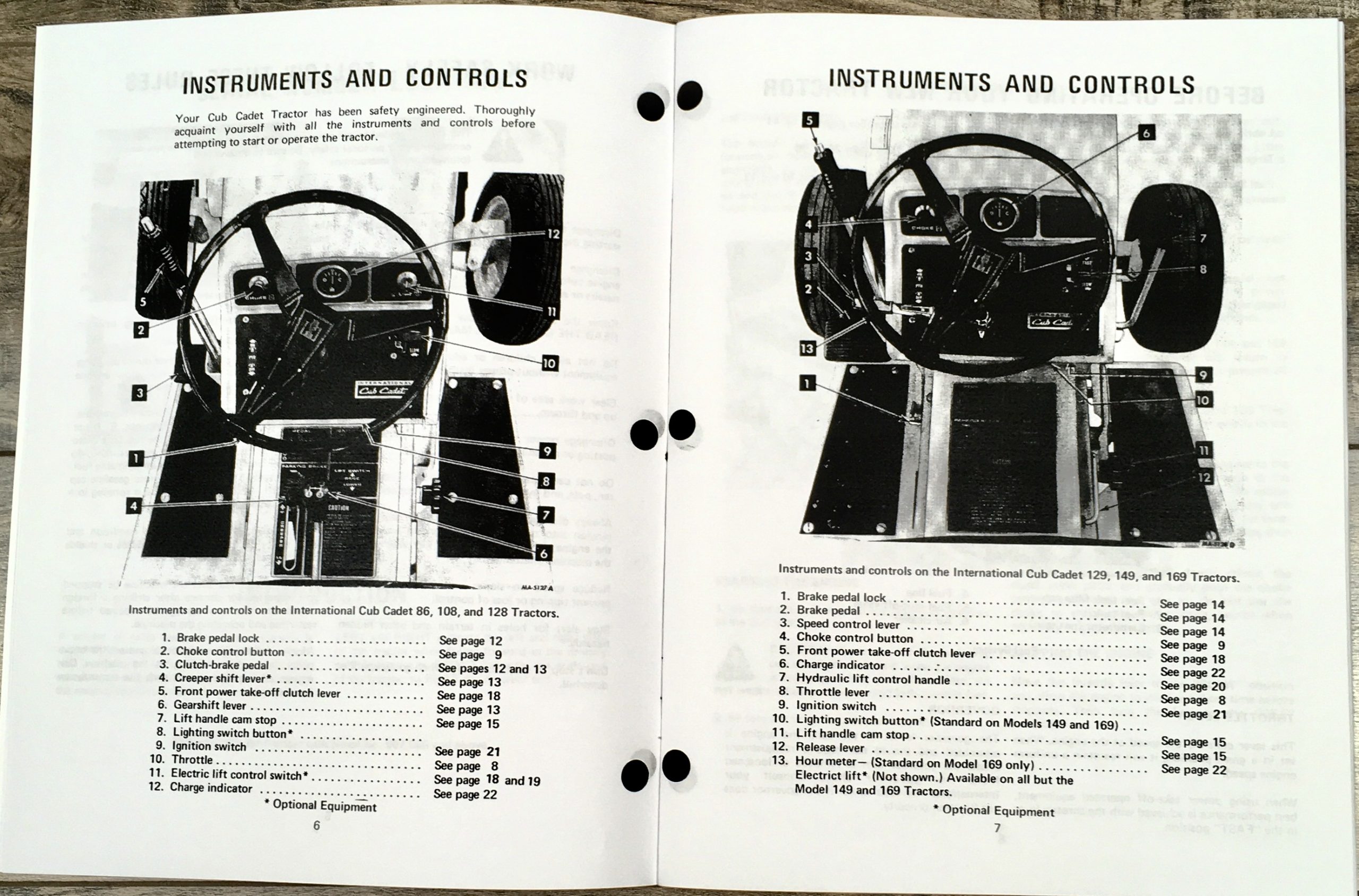 International Cub Cadet Tractor Model 149 169 Owner Operators Manual Lawn Mower - Image 5