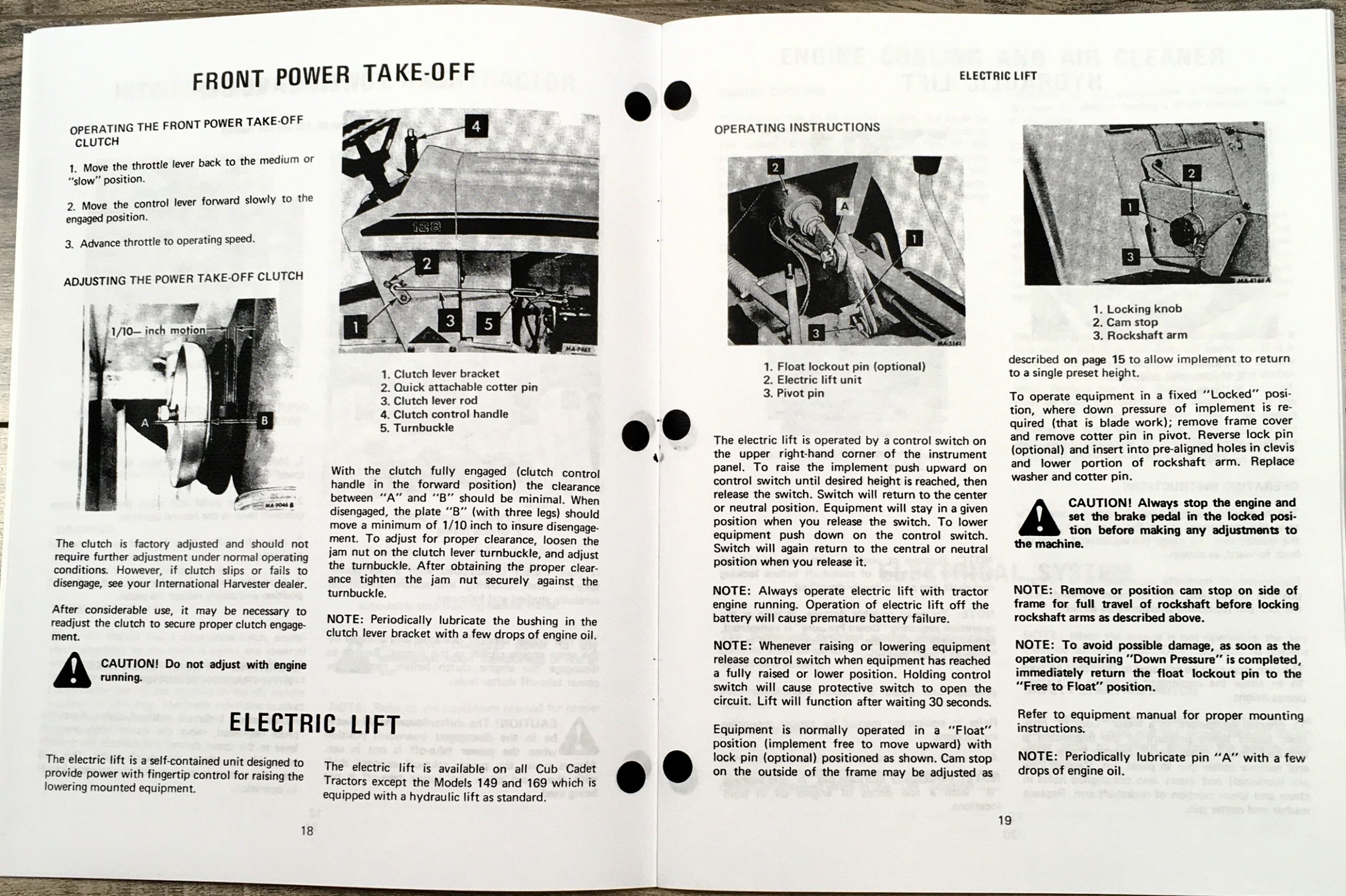 International Cub Cadet Tractor Model 149 169 Owner Operators Manual Lawn Mower - Image 6