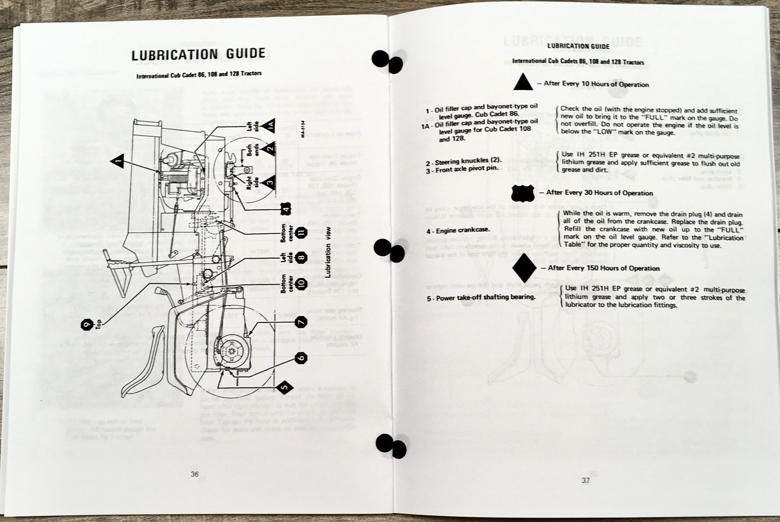 International Cub Cadet Tractor Model 149 169 Owner Operators Manual Lawn Mower - Image 9