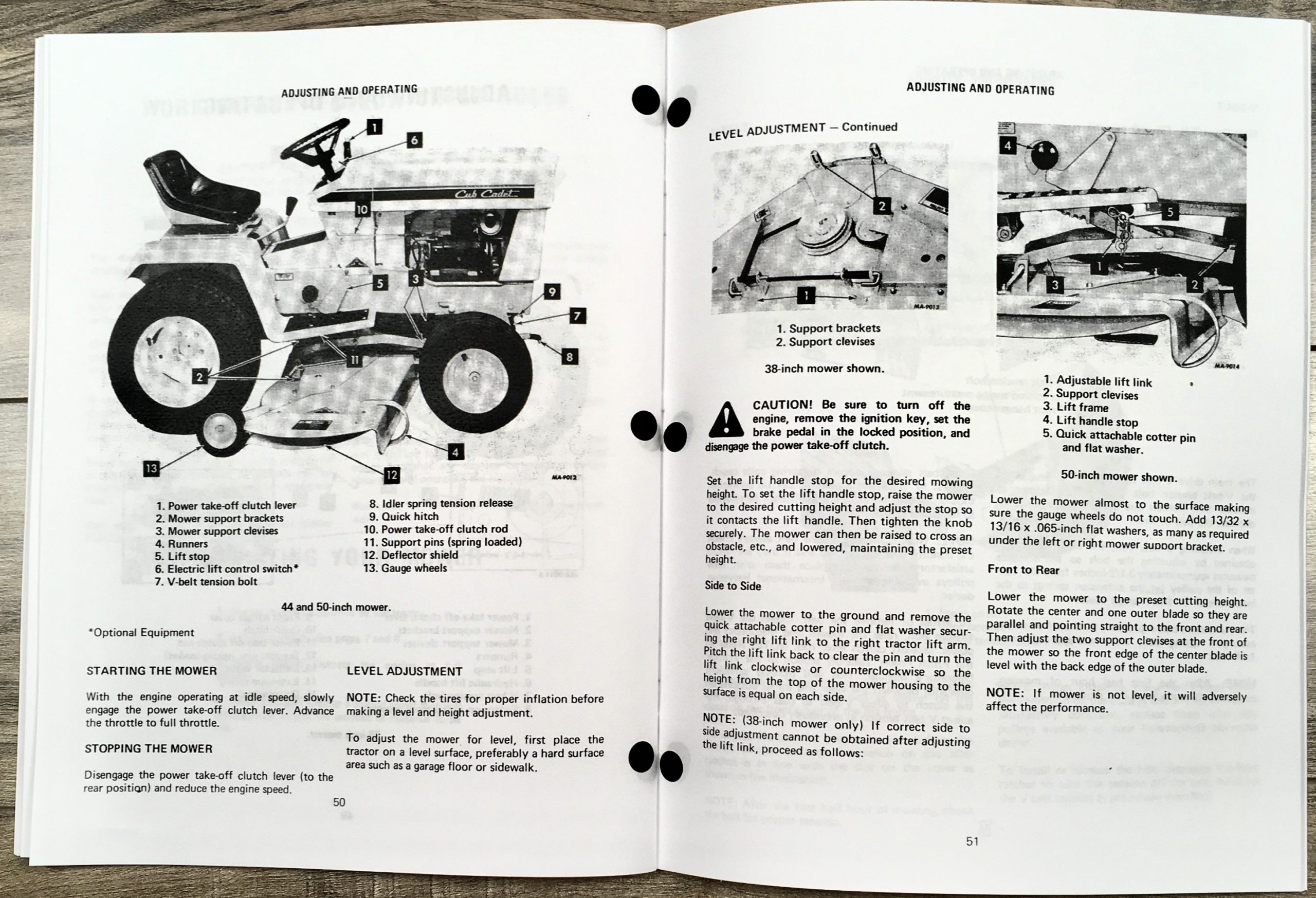 International Cub Cadet Tractor Model 149 169 Owner Operators Manual Lawn Mower - Image 10