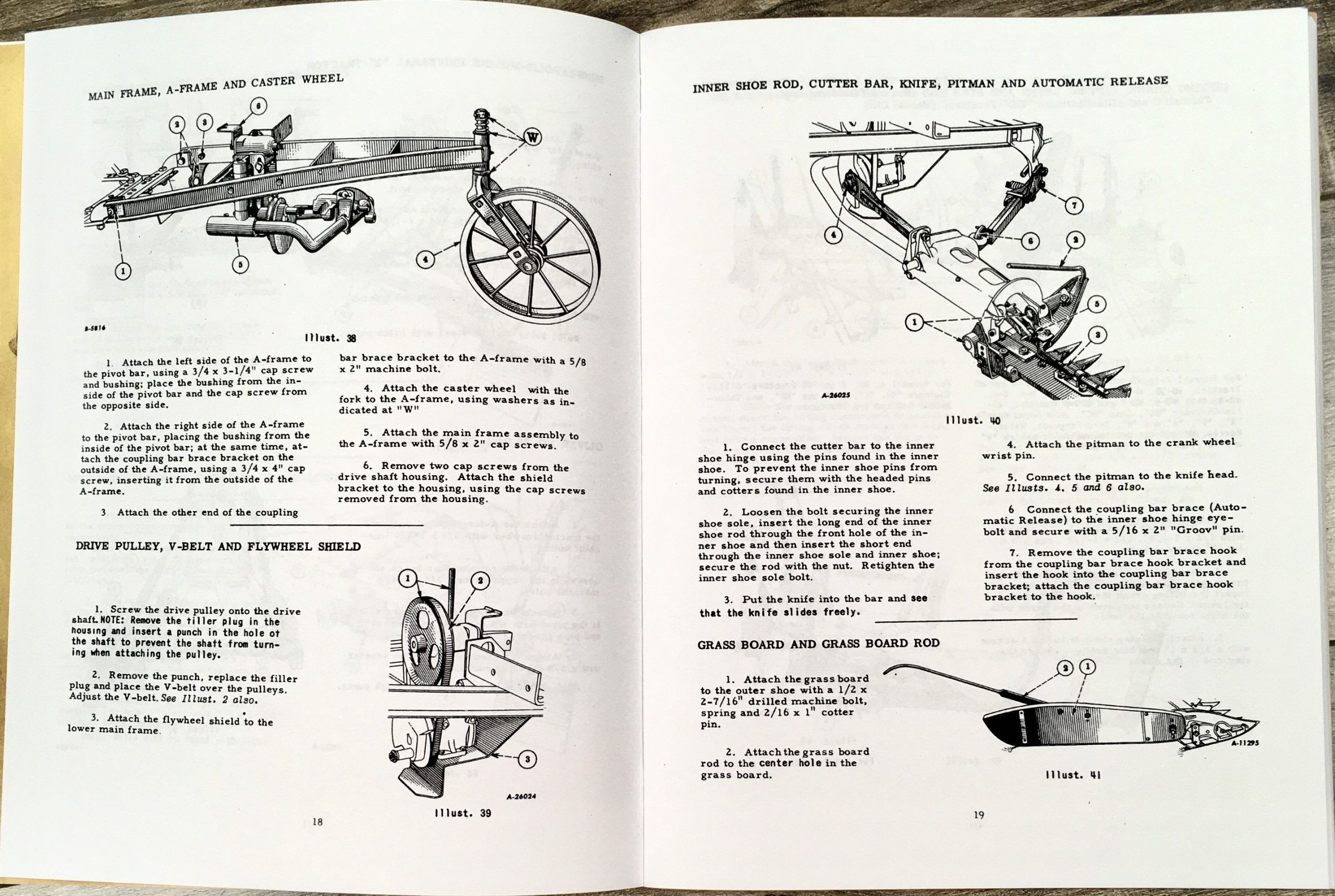 Mccormick 27-V Tractor Mower Bar Sickle Set-Up Parts List Operators Owner Manual - Image 5