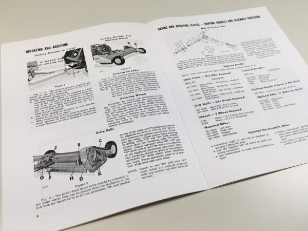 New Idea No. 827 Shredder Operators Owners Manual Parts Catalog Assembly Book - Image 4