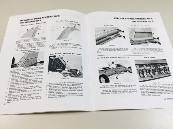 New Idea No. 827 Shredder Operators Owners Manual Parts Catalog Assembly Book - Image 5