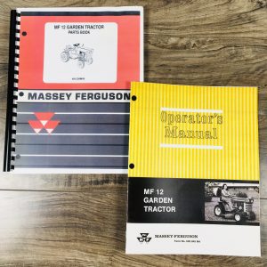 Massey Ferguson 12 Lawn Garden Tractor Parts Operators Manual Catalog Schematic