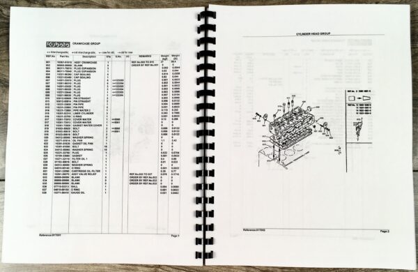 Kubota B6100E-P B6100 2Wd Gear Tractor Parts Assembly Manual Catalog - Image 4