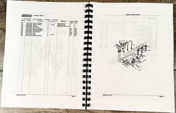 Kubota B6100E-P B6100 2Wd Gear Tractor Parts Assembly Manual Catalog - Image 6