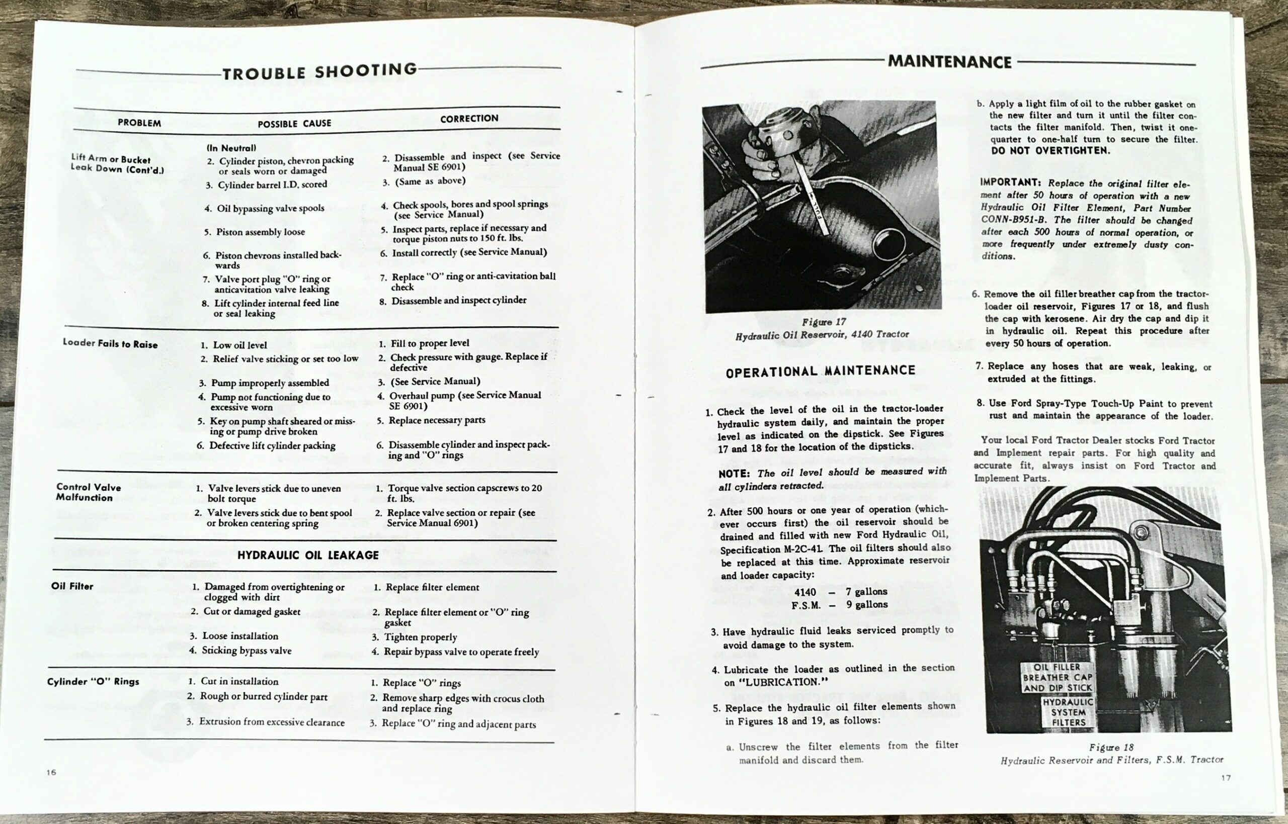 Ford Super Duty Industrial Loader Series 712 Operators Owners Operating Manual - Image 4