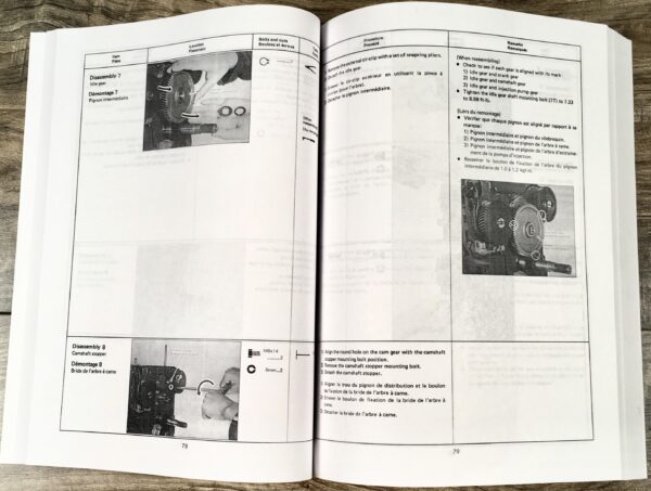 Kubota B5100 B6100 B7100 D & E Tractor Service Repair Manual Shop Book Overhaul - Image 9
