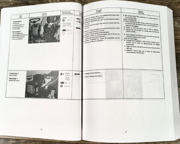 Kubota B5100 B6100 B7100 D & E Tractor Service Repair Manual Shop Book Overhaul - Image 5