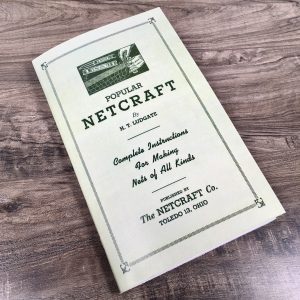 How To Make Fish Nets Netcraft Instruction Manual Makers Fishing Seine Book