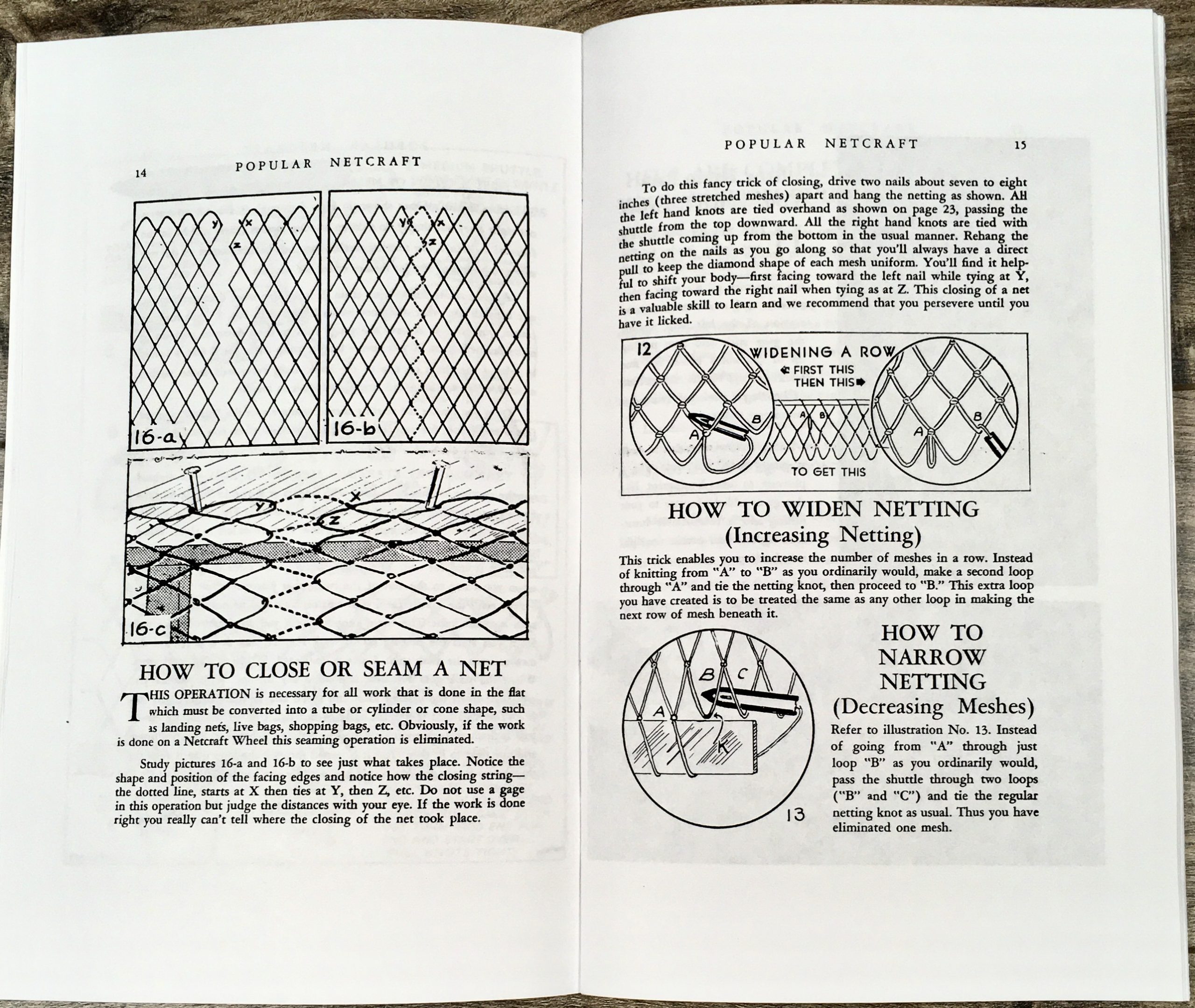 How To Make Fish Nets Netcraft Instruction Manual Makers Fishing Seine Book - Image 6
