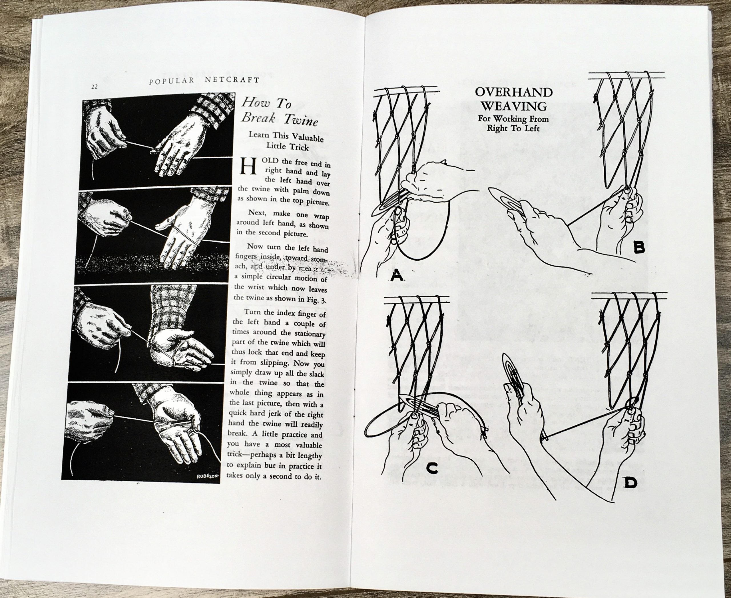 How To Make Fish Nets Netcraft Instruction Manual Makers Fishing Seine Book - Image 7