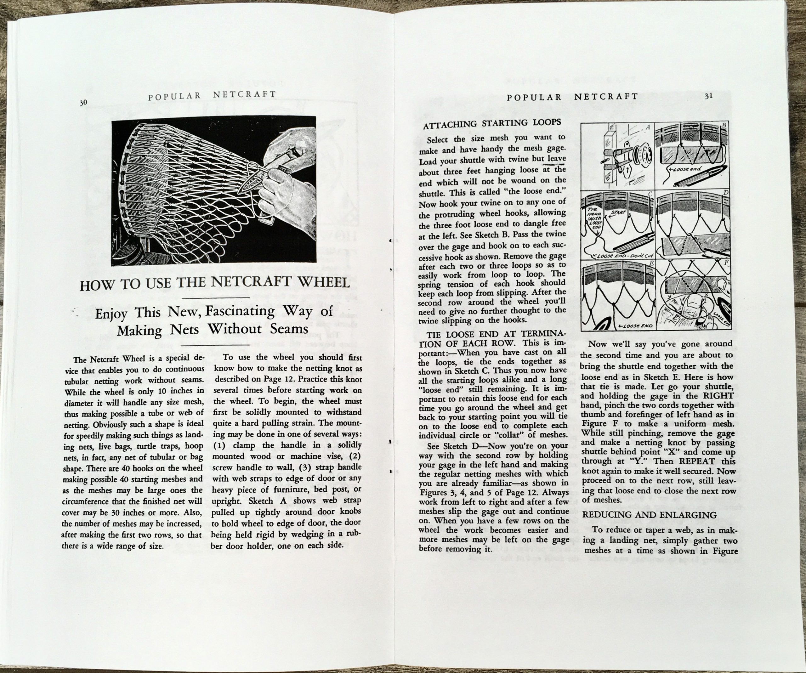 How To Make Fish Nets Netcraft Instruction Manual Makers Fishing Seine Book - Image 8