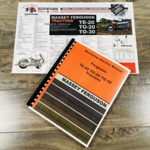 Ferguson To-30 To-20 Te-20 Tractor Service Repair Shop Manual To20 Te20 To30
