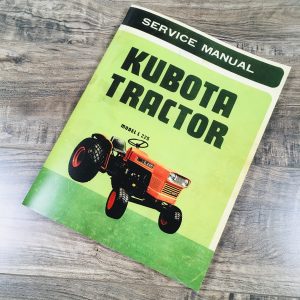 Kubota L225 L225F L225T L225Fa L225Dt Diesel Tractor Service Manual L2000Dt