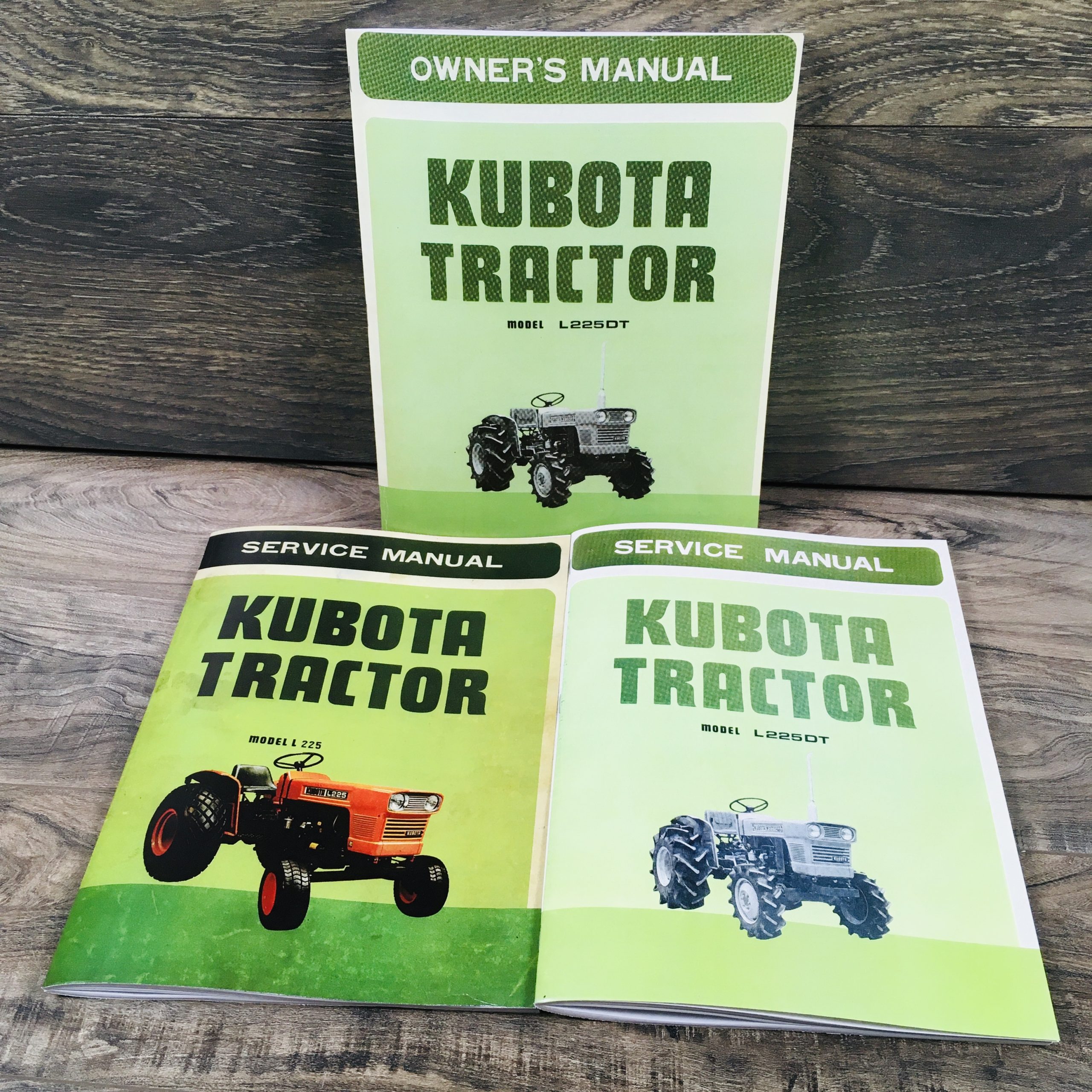 Kubota L225Dt L2000Dt Diesel Tractor Operators Owners/Parts Service Manual