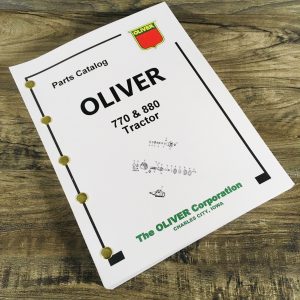 Oliver 770 880 Tractor Parts Assembly Manual Catalog Exploded Views Numbers