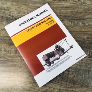 New Holland 425 430 Hayliner Baler Operators Service Manual Owners Wire Twine
