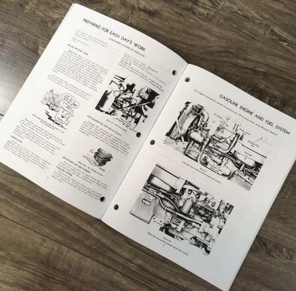 Farmall International 424 2424 Tractor Service Parts Catalog Manual Set Repair - Image 13