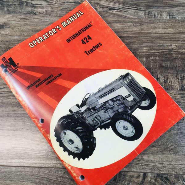 Farmall International 424 Tractor Service Parts Operators Manual Set Repair Book - Image 17