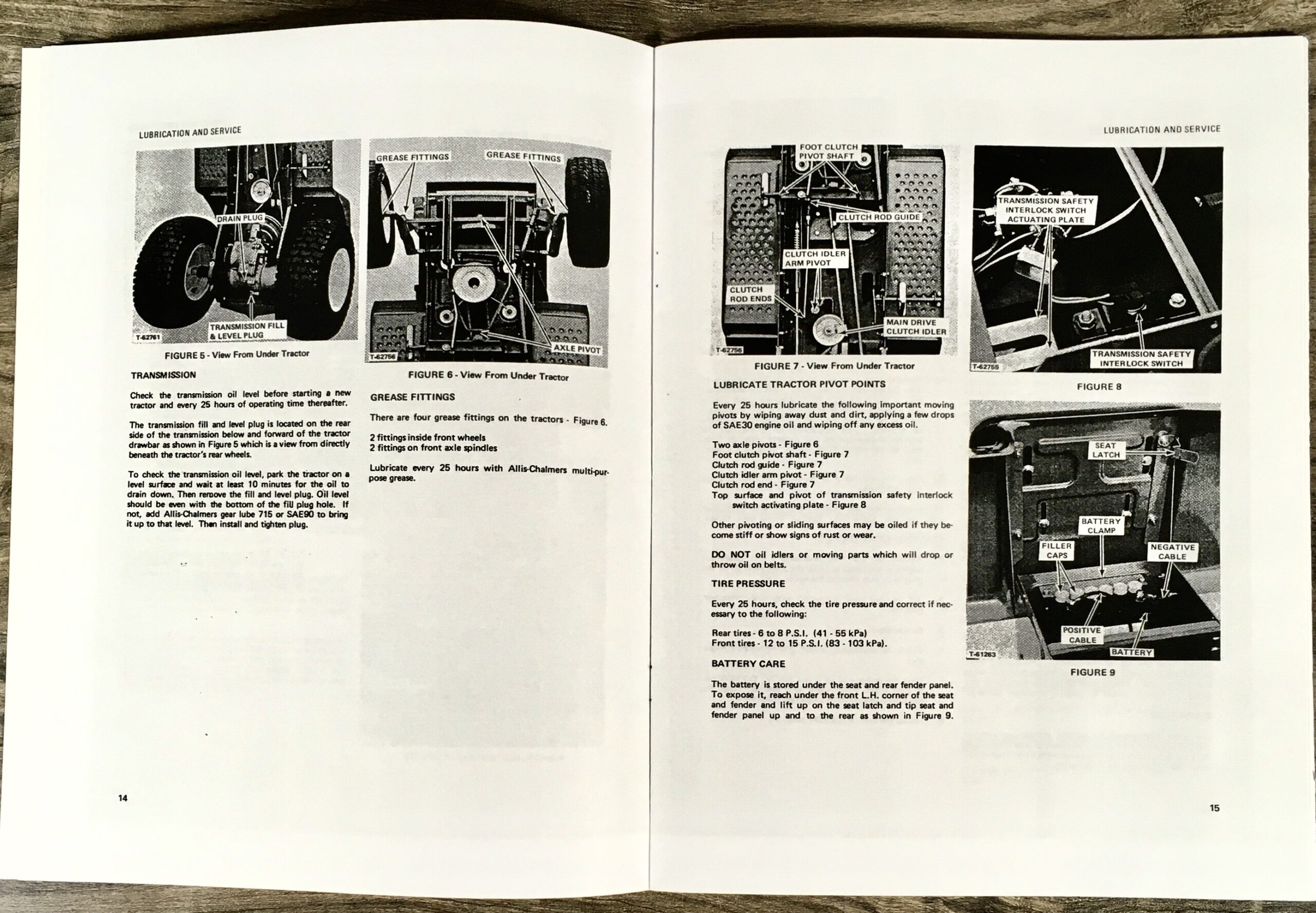 Allis Chalmers 600Lt Series Lawn Garden Tractor Operators Manual 608LT 611LT - Image 6