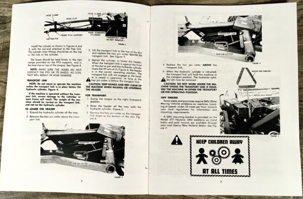 New Holland 477 Haybine Mower Conditioner Owners Operators Manual Maintenance - Image 3