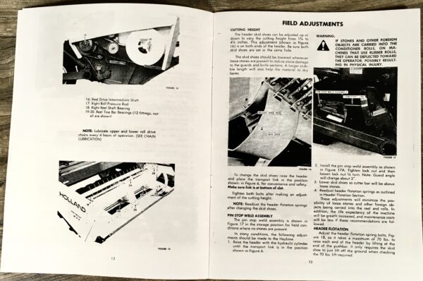 New Holland 477 Haybine Mower Conditioner Owners Operators Manual Maintenance - Image 4