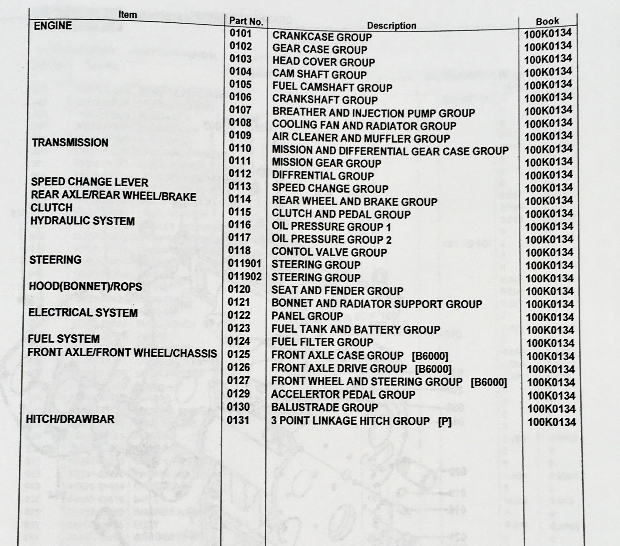 Kubota B6000D Tractor Service Parts Operators Repair Manual Owners Shop Book Set - Image 5