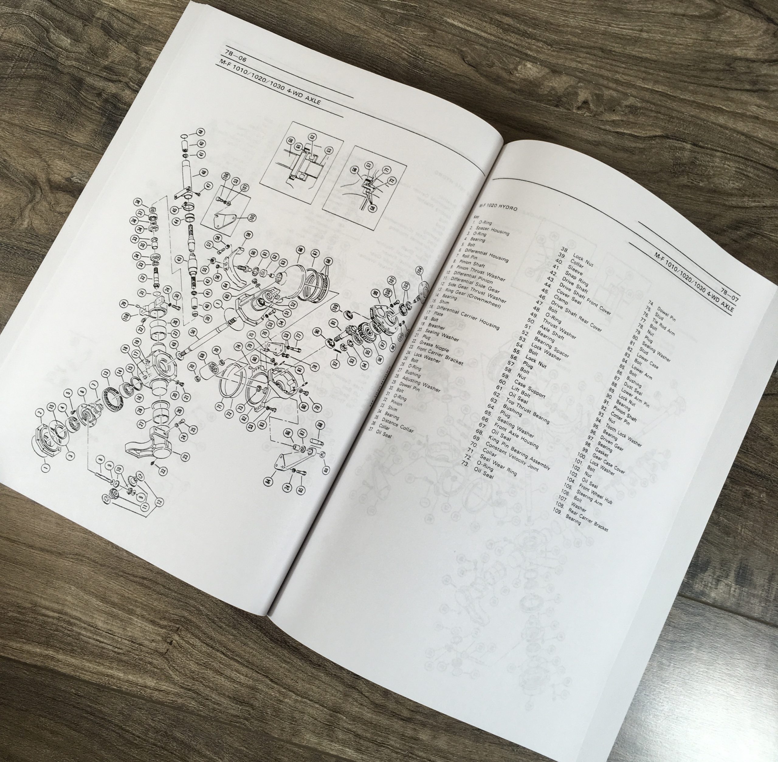 Massey Ferguson Mf1035 Mf1040 Mf1045 Tractor Service Repair Shop Manual Workshop - Image 10