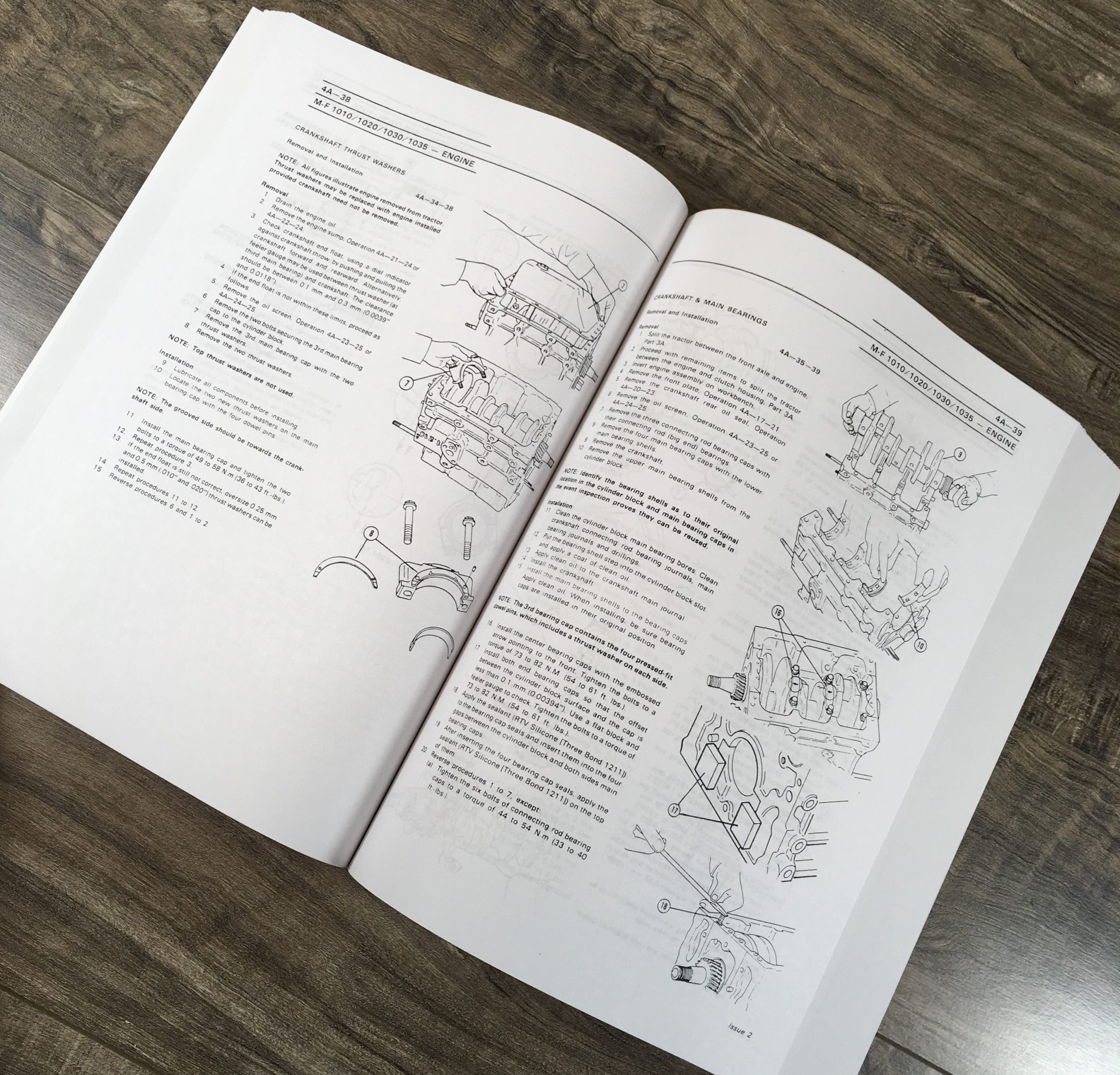 Massey Ferguson Mf1035 Mf1040 Mf1045 Tractor Service Repair Shop Manual Workshop - Image 9