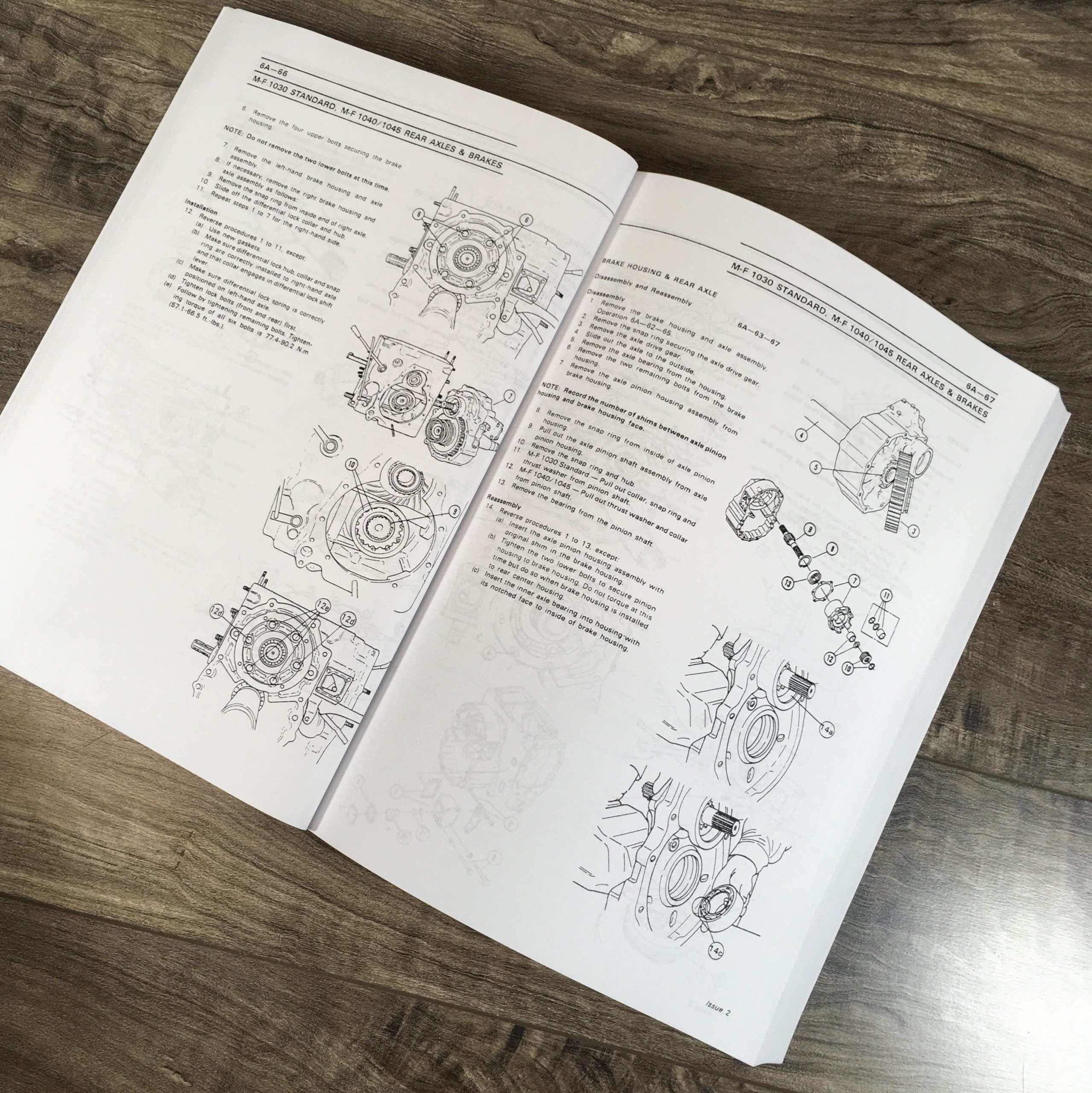 Massey Ferguson Mf1035 Mf1040 Mf1045 Tractor Service Repair Shop Manual Workshop - Image 5