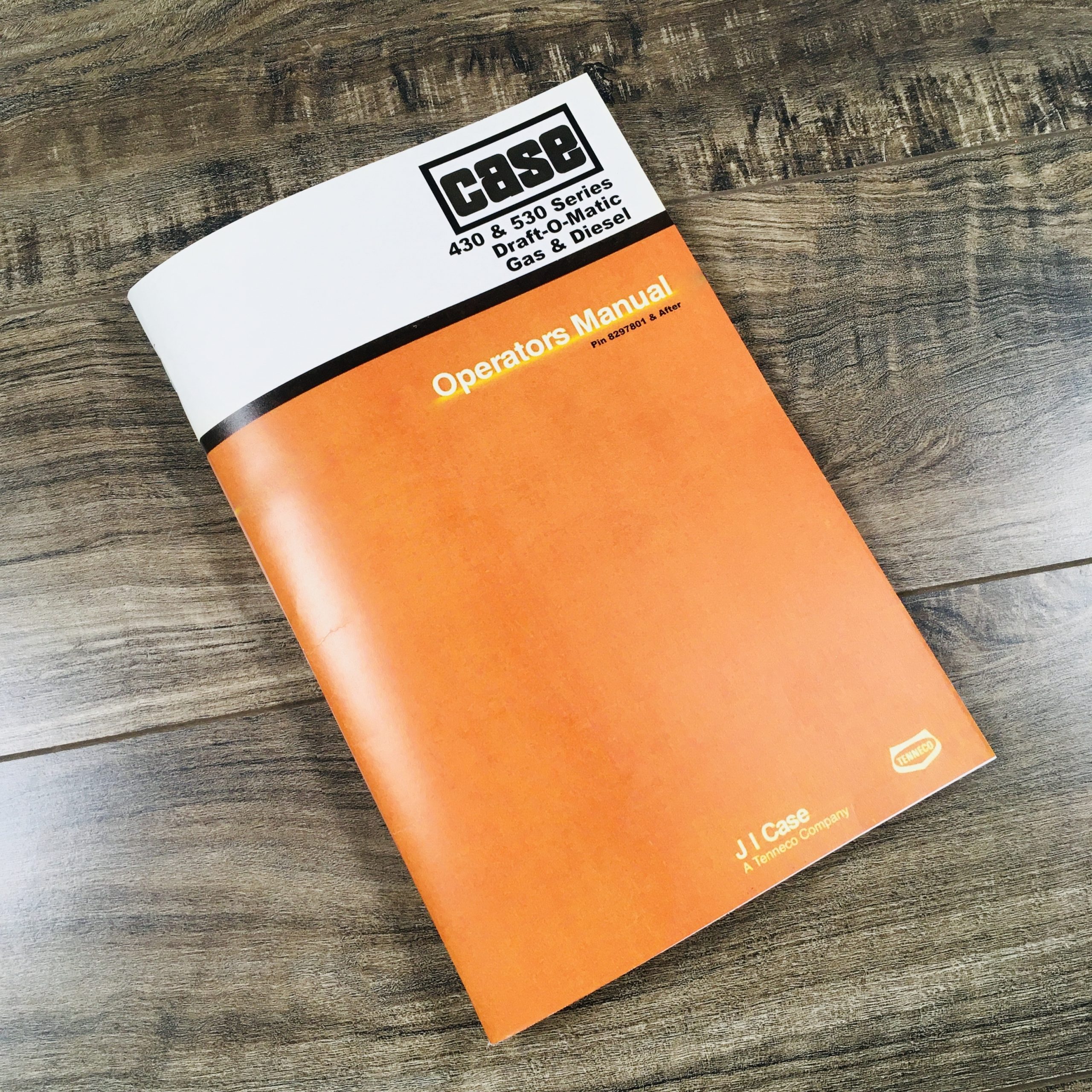 Case 430 530 Tractor Operators Owners Manual Maintenance Controls Draft O Matic