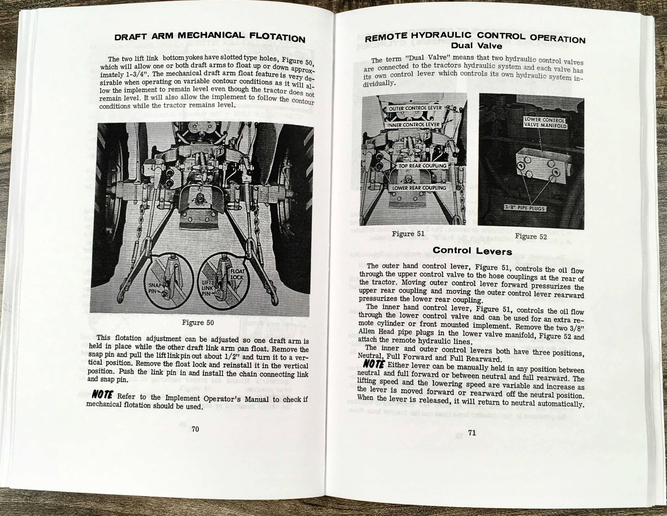Case 430 530 Tractor Operators Owners Manual Maintenance Controls Draft O Matic - Image 6