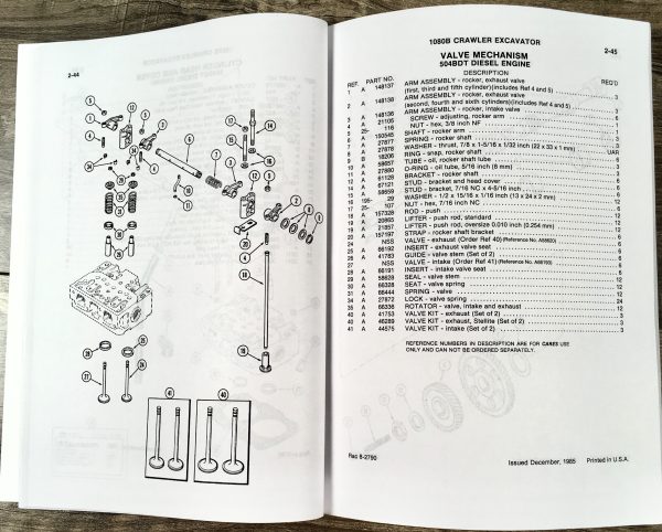 Case 1080B Crawler Track Excavator Parts Manual Catalog Exploded Views Assembly - Image 6
