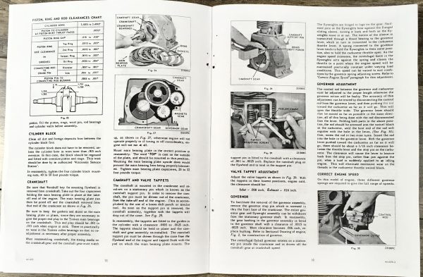 Wisconsin Agnd Engine Service Repair Instruction Operators Parts Manual ...