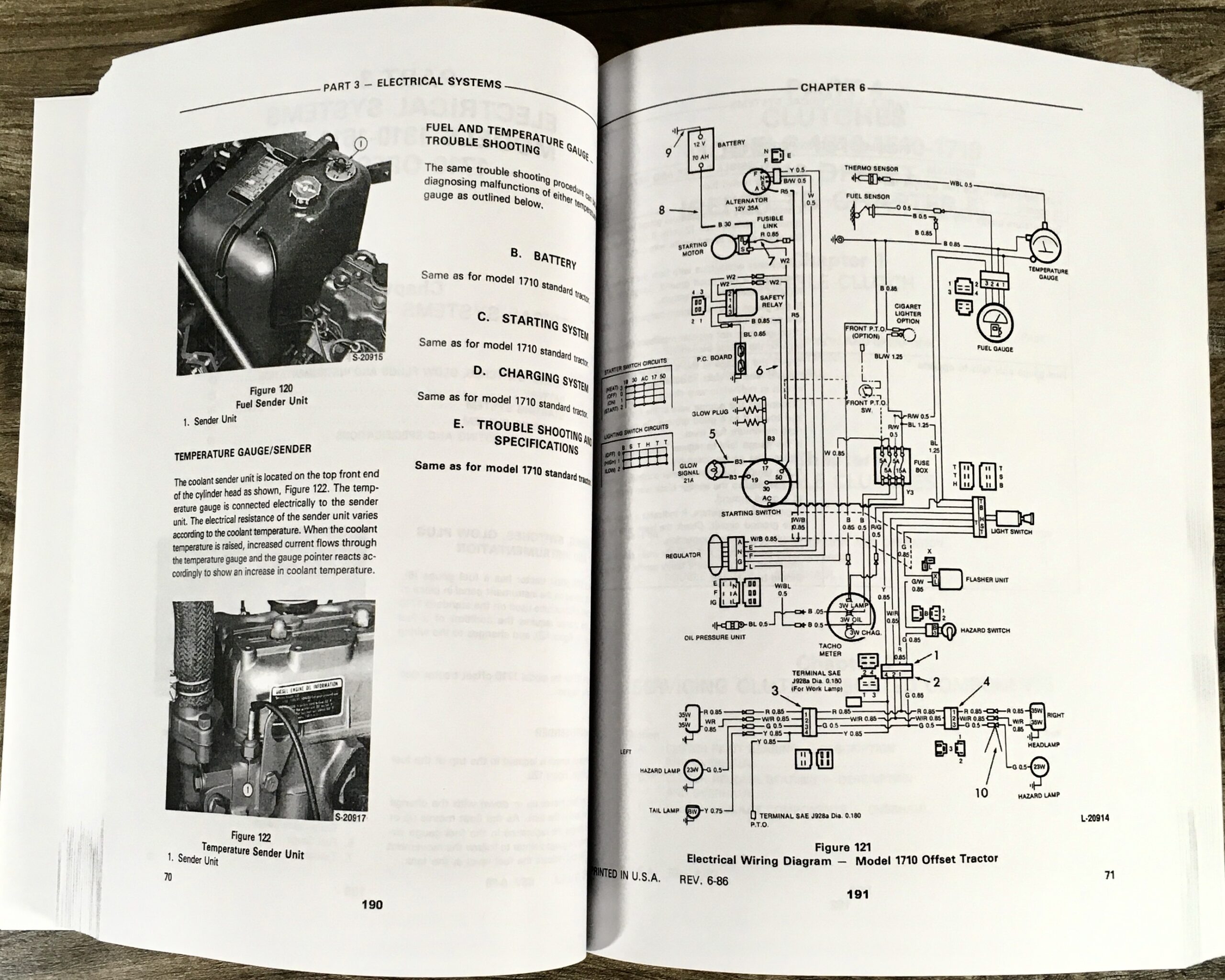 Ford 1310 1510 1710 Compact 1710 Offset Tractor Service Repair Shop Manual Book - Image 5