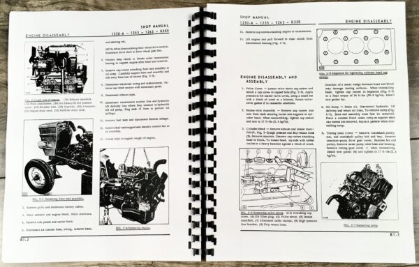 Oliver 1250A 1255 1265 G350 Tractor Service Repair Technical Shop Manual - Image 10