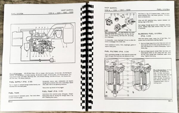 Oliver 1250A 1255 1265 G350 Tractor Service Repair Technical Shop Manual - Image 9