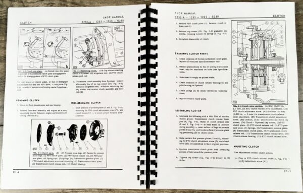 Oliver 1250A 1255 1265 G350 Tractor Service Repair Technical Shop Manual - Image 8