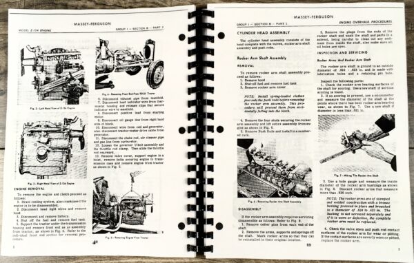 Massey Ferguson 35 50 Tractor Service Repair Shop Manual Technical Workshop - Image 7