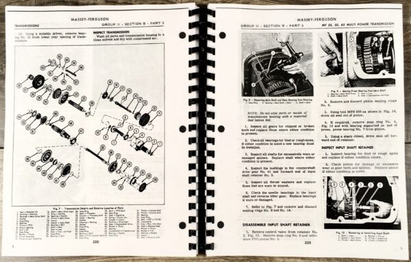 Massey Ferguson 35 50 Tractor Service Repair Shop Manual Technical Workshop - Image 4