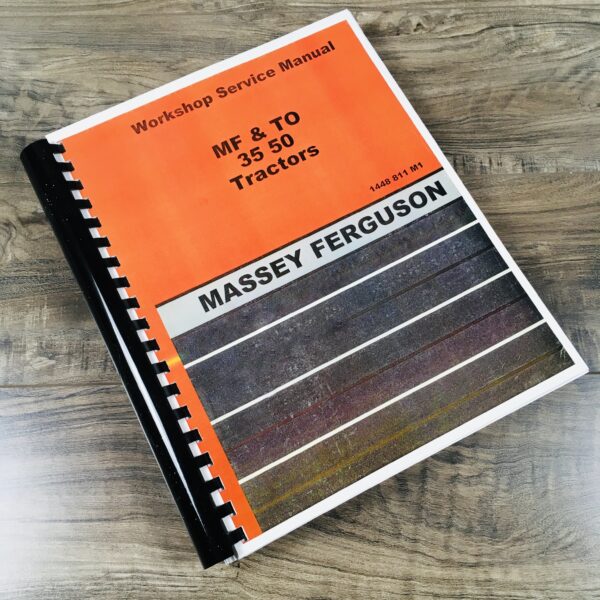 Massey Ferguson 35 50 Tractor Service Repair Shop Manual Technical Workshop