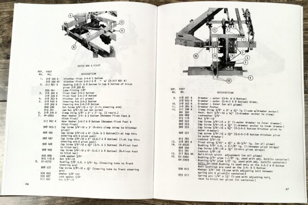 Oliver 565 566 568 Semi-Mounted Plows Owners Operators Manual Parts Catalog - Image 5