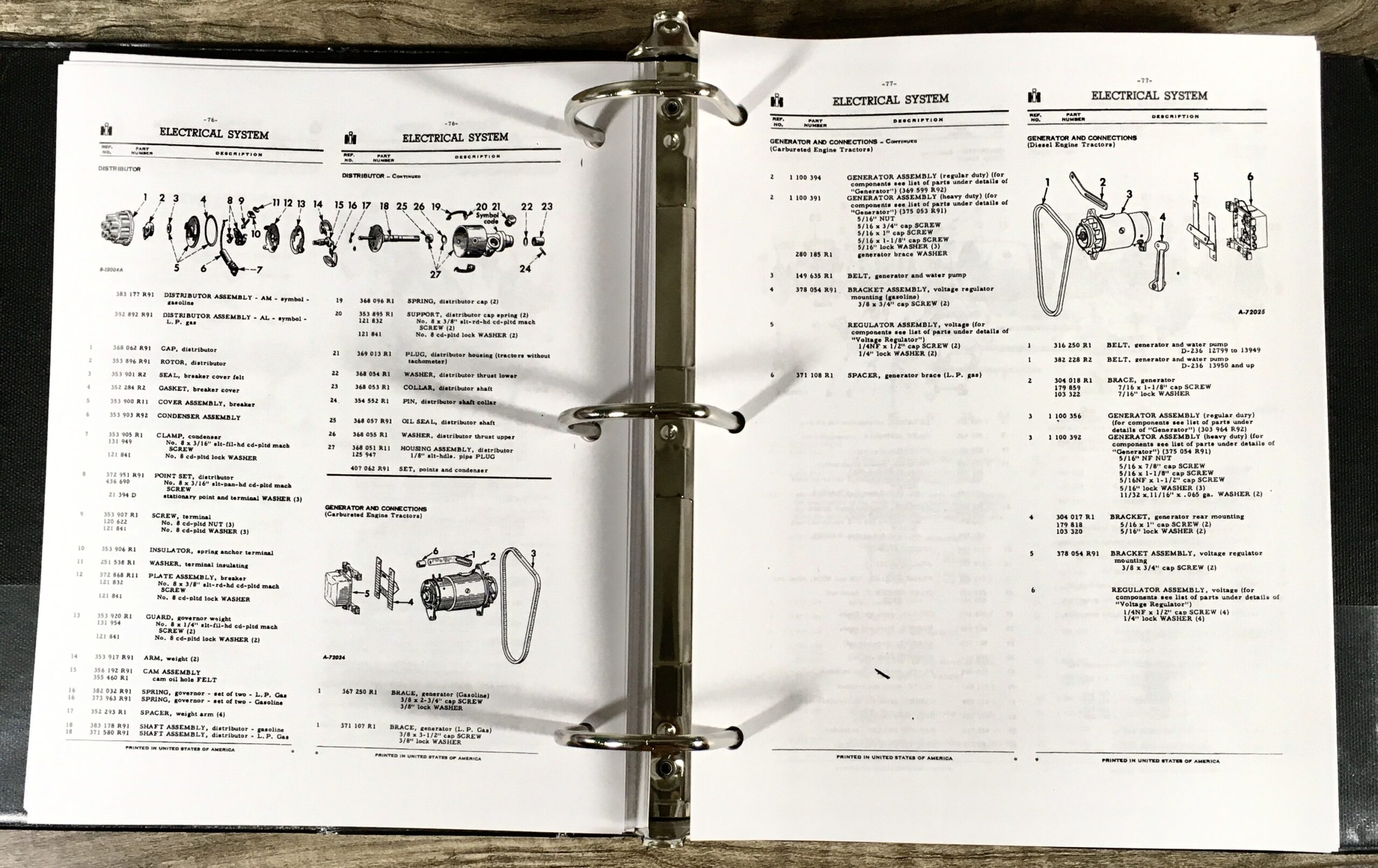 International 606 2606 Tractor Service Repair Manual Parts Catalog Shop Set C221 - Image 14