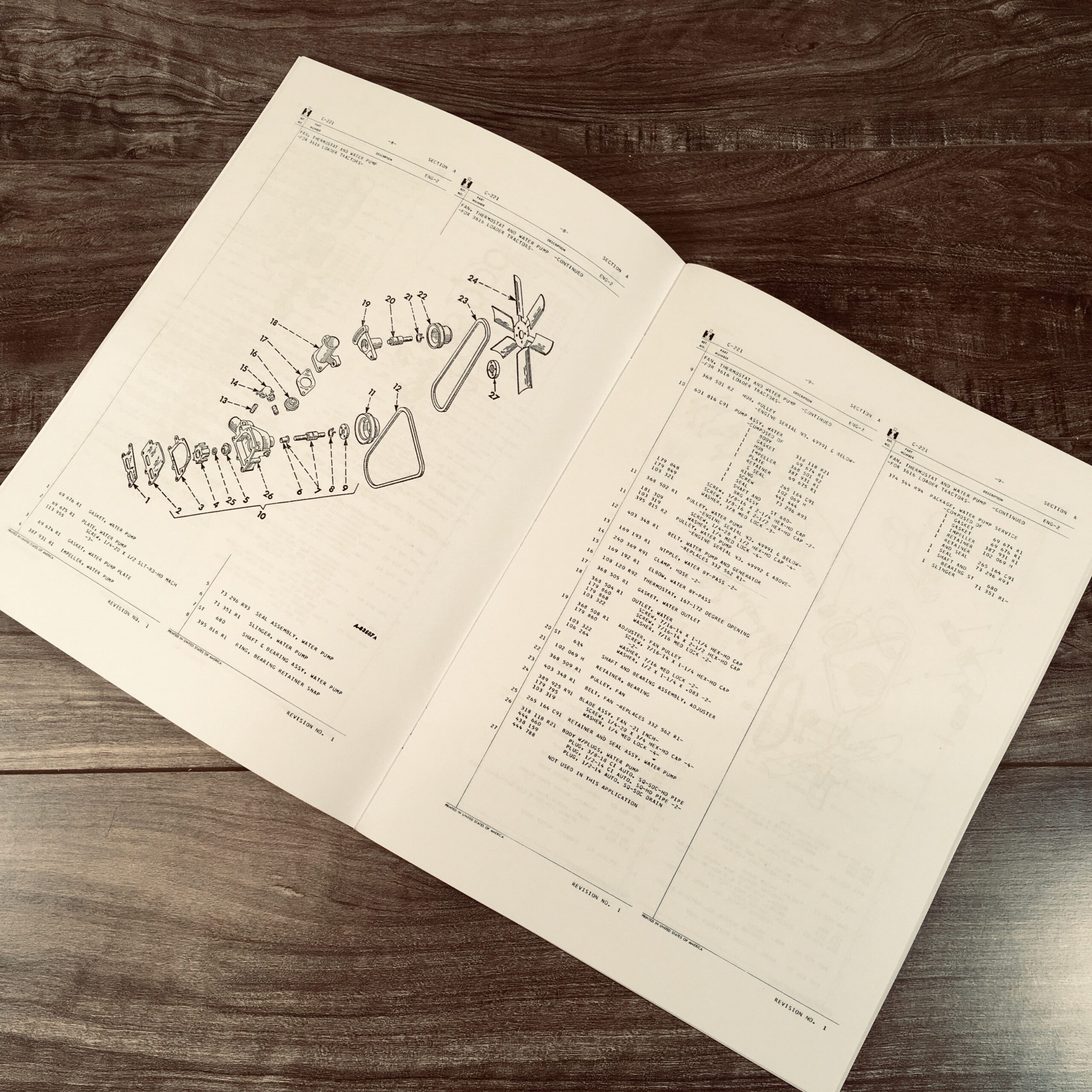 International 606 2606 Tractor Service Repair Manual Parts Catalog Shop Set C221 - Image 21