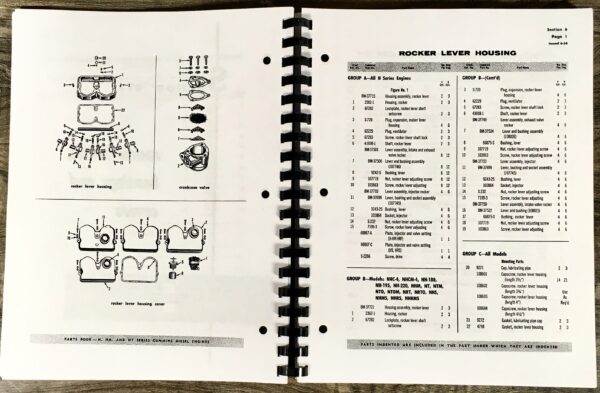 Cummins H Nh Nt Diesel Engines Parts Catalog Manual Book Bulletin No. 966692-A - Image 7