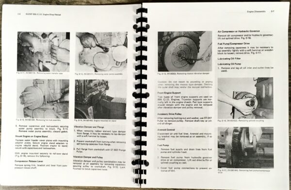 Set Cummins Diesel Nh Nt Diesel Engines Service Manual Parts Catalog Shop Set - Image 9